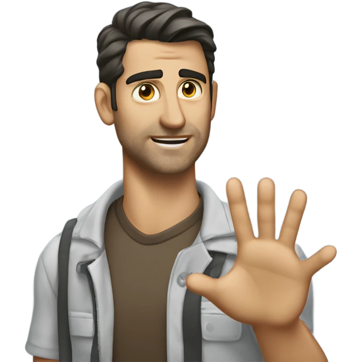 Adam Mosseri gesturing no emoji