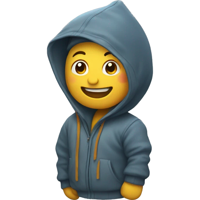 Rainy but happy emoji