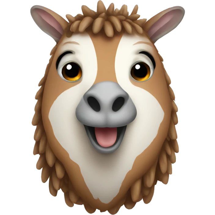 Llama Armadillo emoji