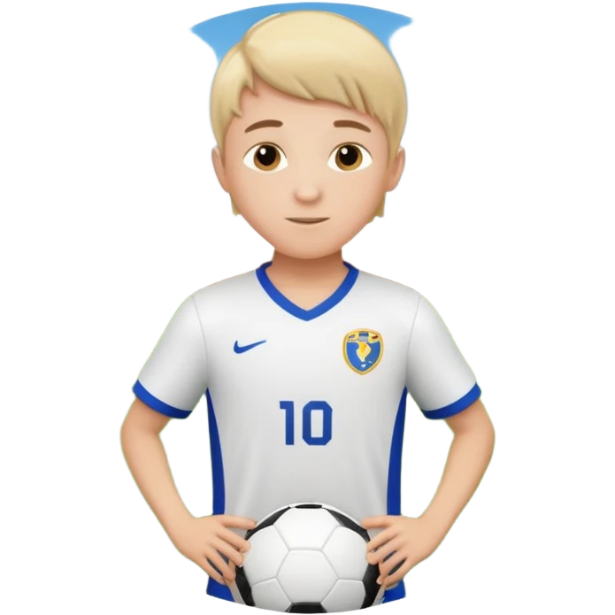  мальчик играет в футбол и эта картинка должна быть обведена в кружок  emoji