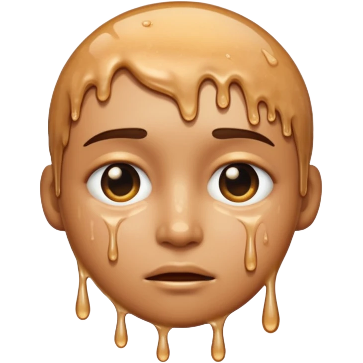Dripping Human Face emoji