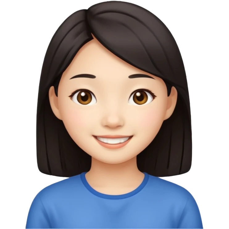 Cute Asian Girl emoji