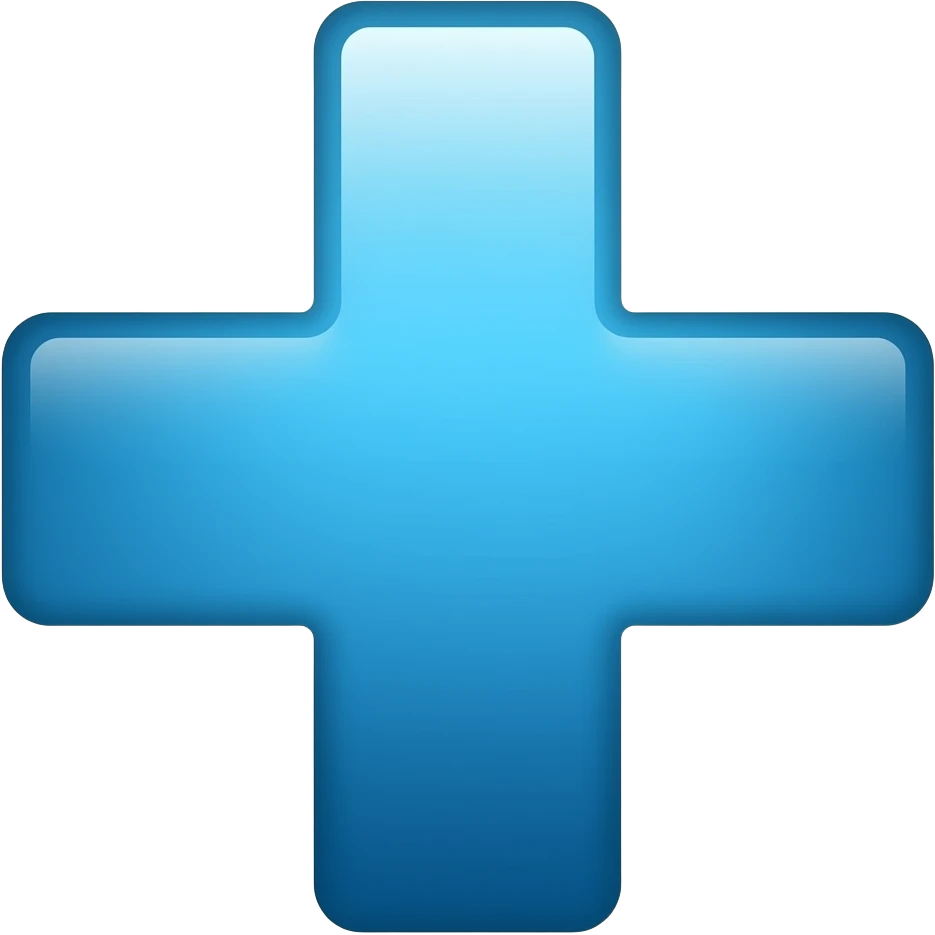 Blue Cross emoji