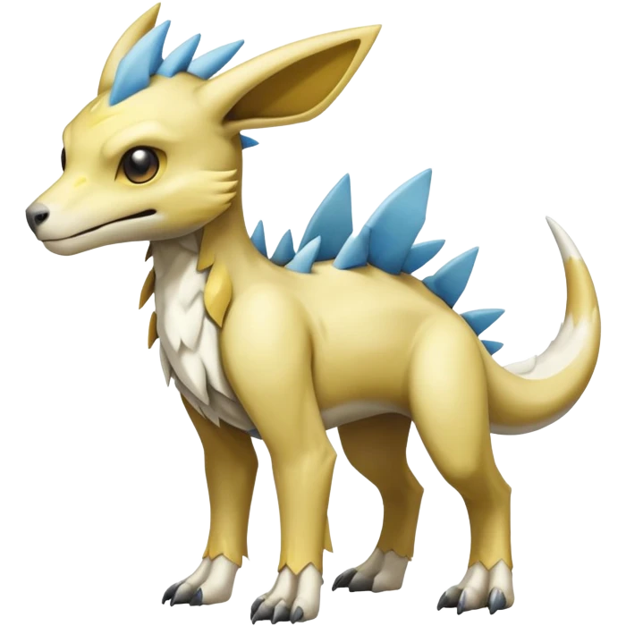 Manectric-Lucio-Cubone-Trico-Draco-Fakémon-hybrid-creature (full body), 4 legs emoji