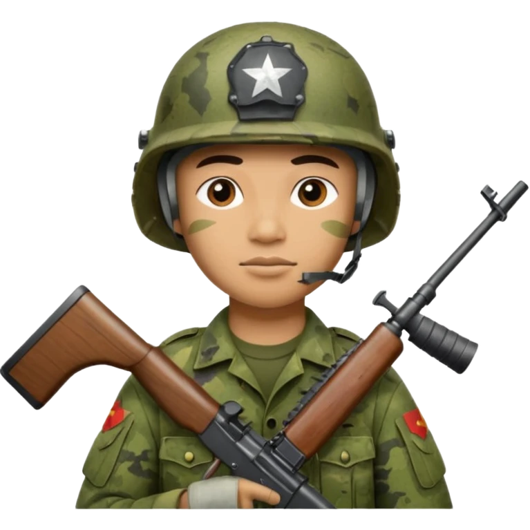 Soldier , vietnam war emoji