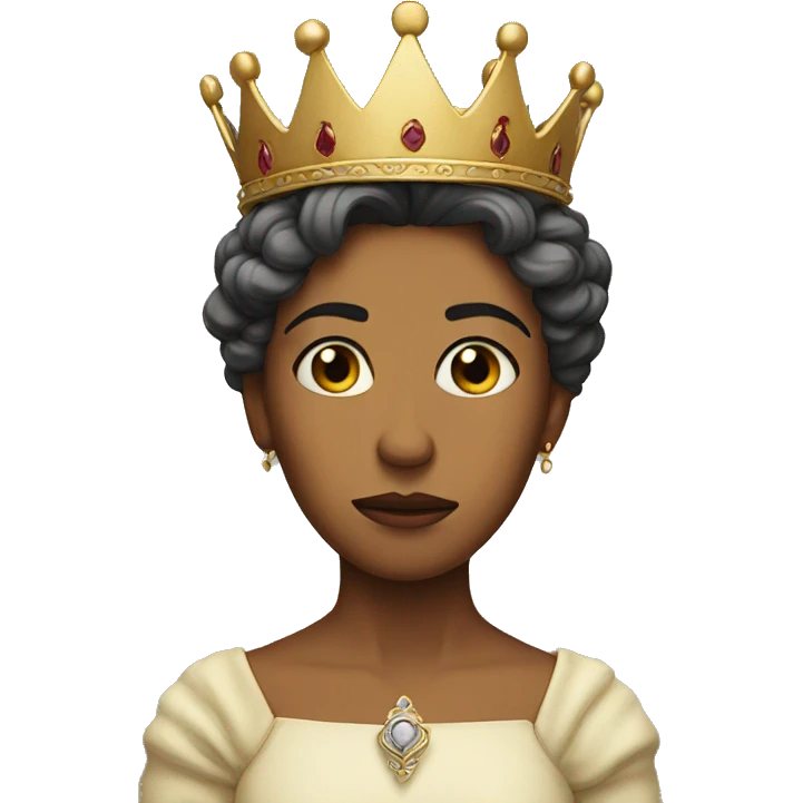 Sad queen emoji