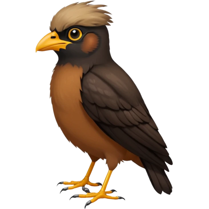 A common myna bird cute emoji emoji