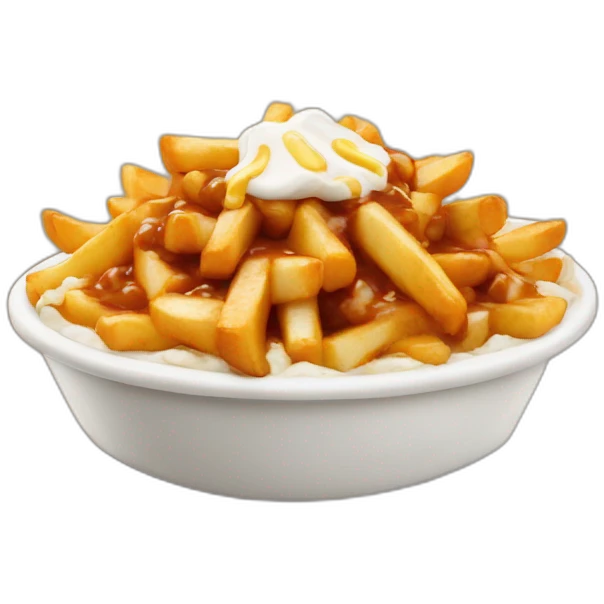Poutine at Macdonald  emoji