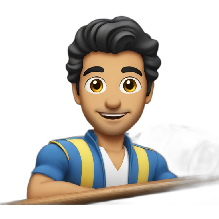 prince ali on a speedboat emoji