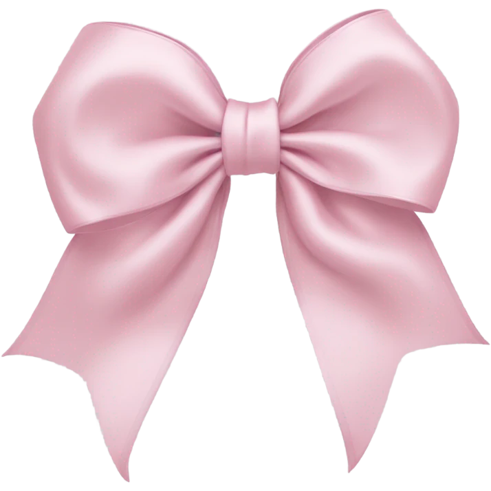 Baby pink bow emoji