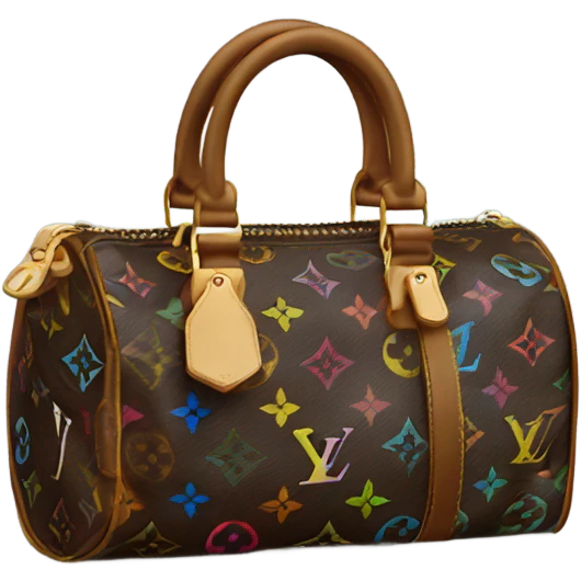 Multicolor Louis Vuitton bag emoji