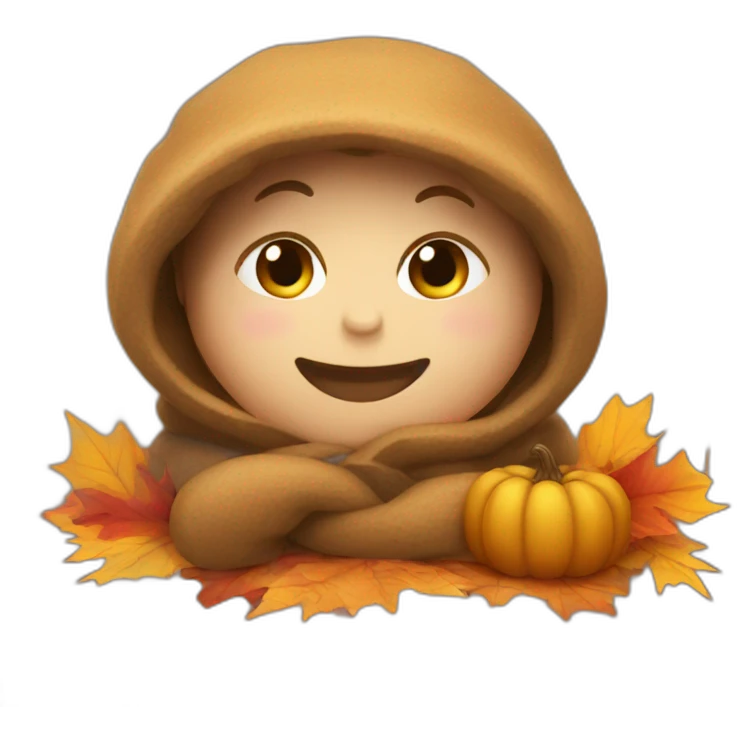 cosy fall emoji