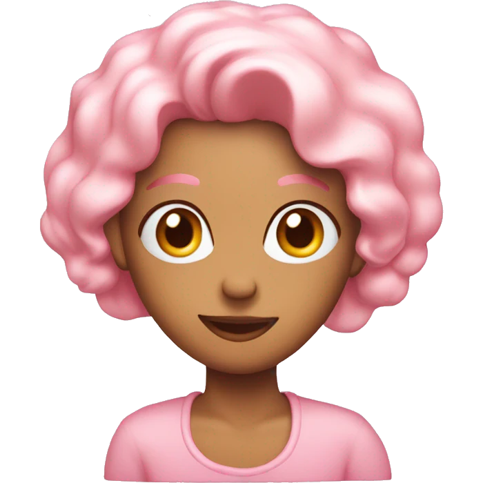 Light Pink heart birthday cake emoji