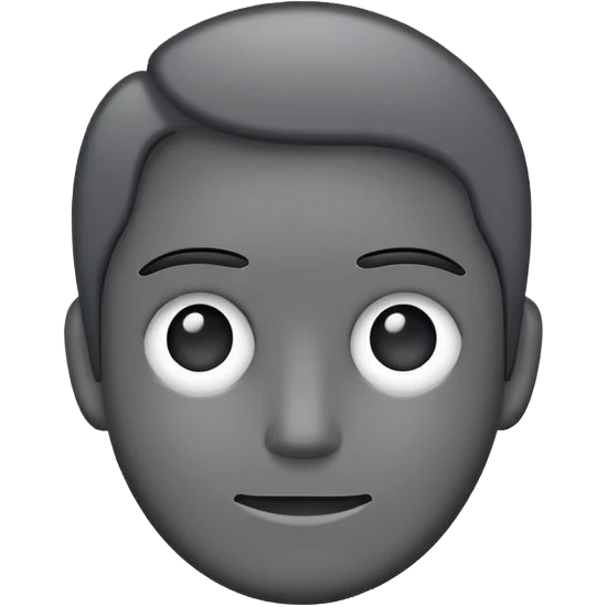 user picture placeholder, dark grey emoji
