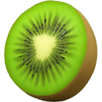 3D kiwi fruit  emoji
