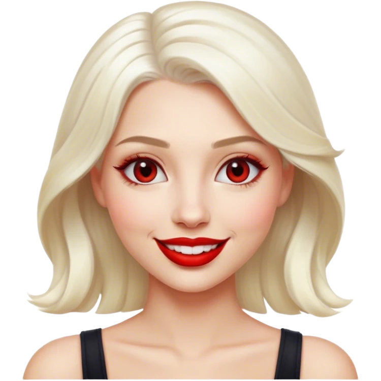 Cinematic Realistic Marilyn Monroe Emoji, featuring a glamorous, high-detail portrayal of the legendary Hollywood star. Her iconic platinum curls, radiant smile, and signature red lips are illuminated by dramatic, vintage-style lighting, evoking the timeless allure of classic cinema. emoji