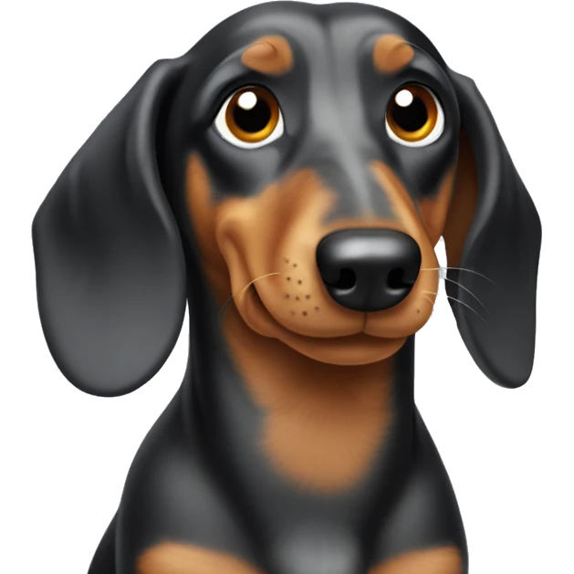 Dapple dachshund emoji