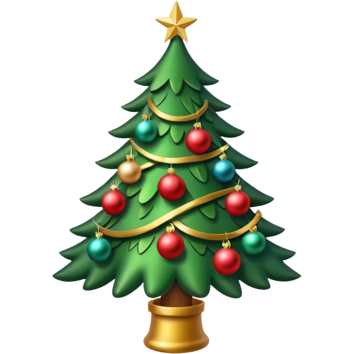 A Christmas tree  emoji