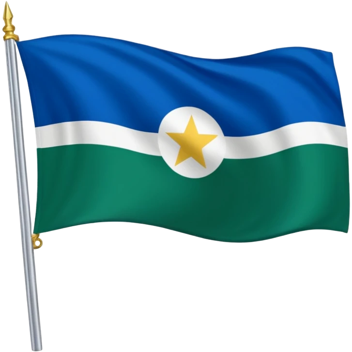 Crie um emoji da bandeira do estado do Paraná que fica no Pais Brasil emoji