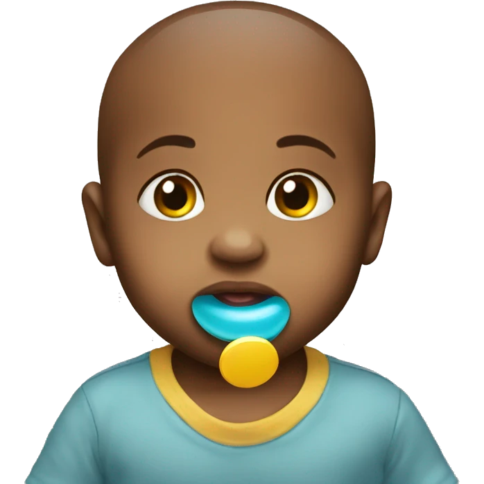 baby with pacifier emoji