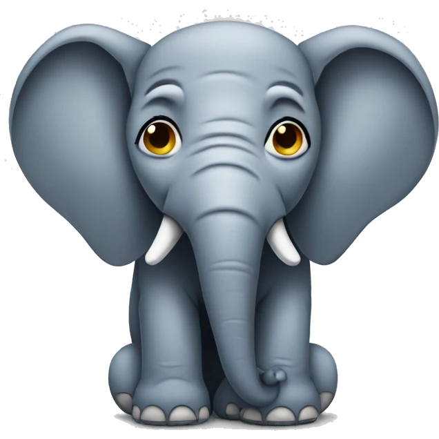 elephant sad emoji
