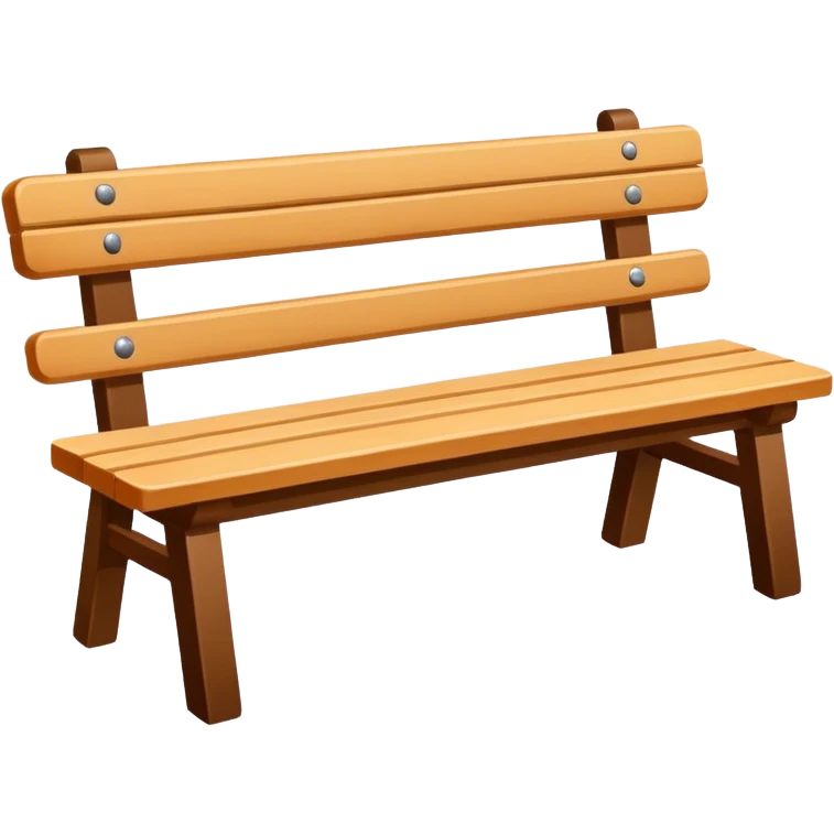 flat wooden bench emoji
