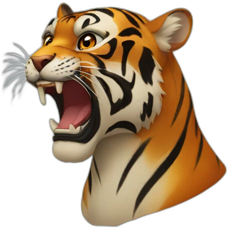 Tigre de feu  emoji