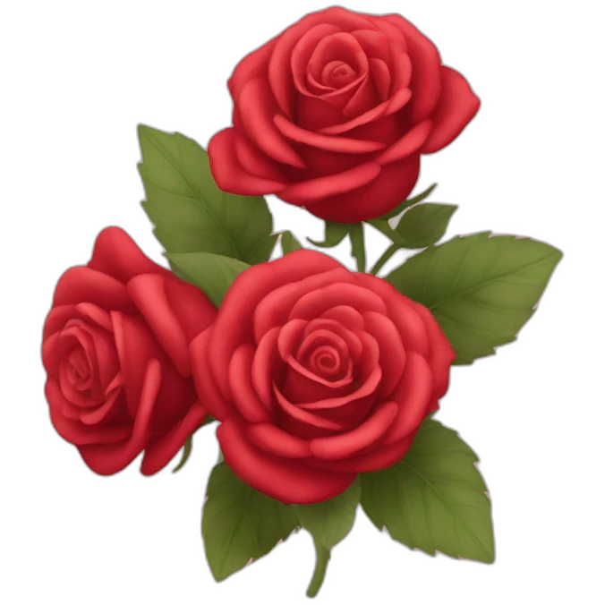 Rosas rojas emoji