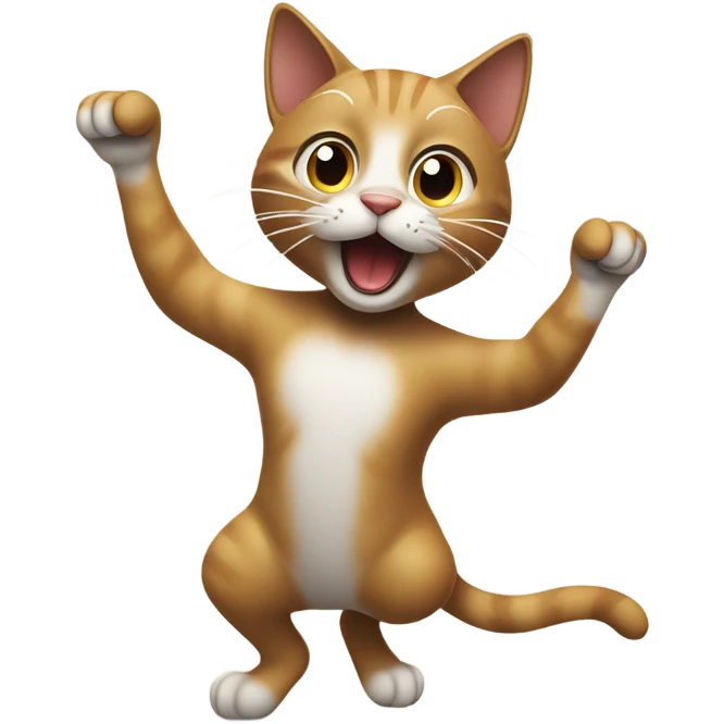 Dancing cat emoji