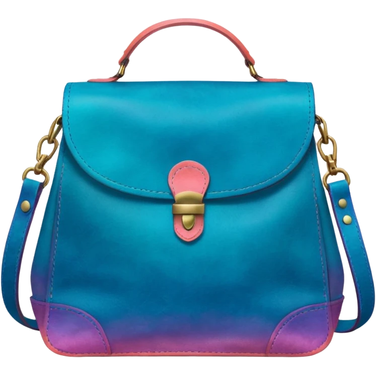 coins inside leather bag

Change coins color in in gradient of turquoise, blue, pink, purple, and coral emoji