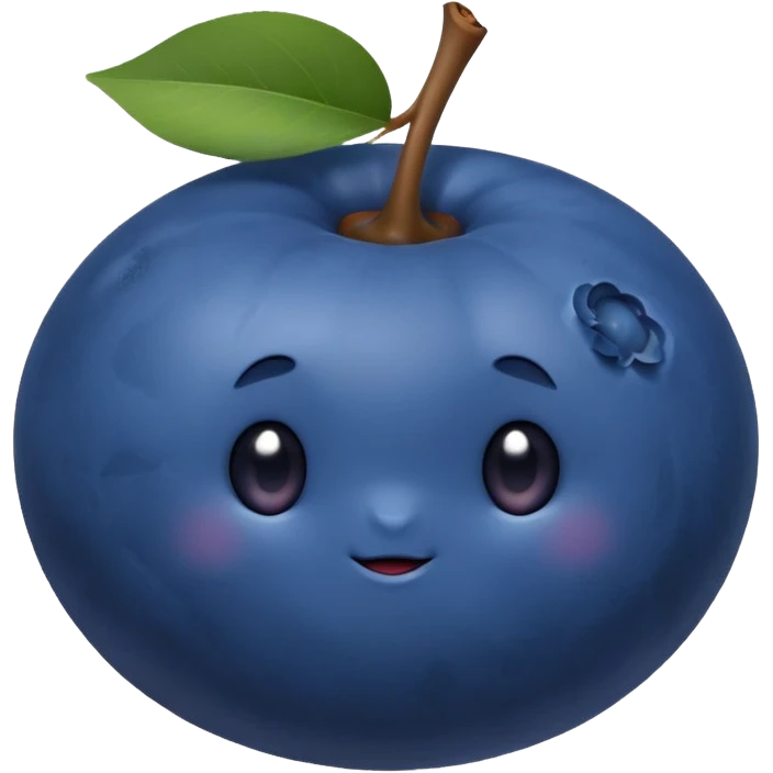 Blueberry fruit emoji