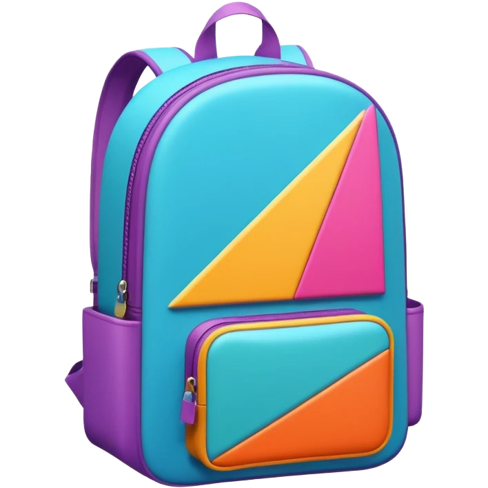 LOGO Back to School retro 1980 emoji