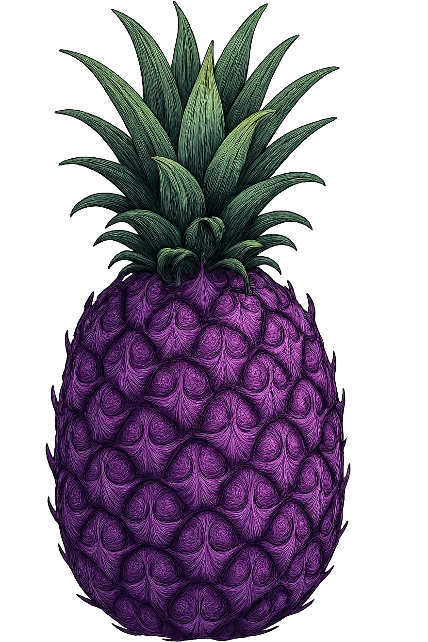 purple pineapple emoji