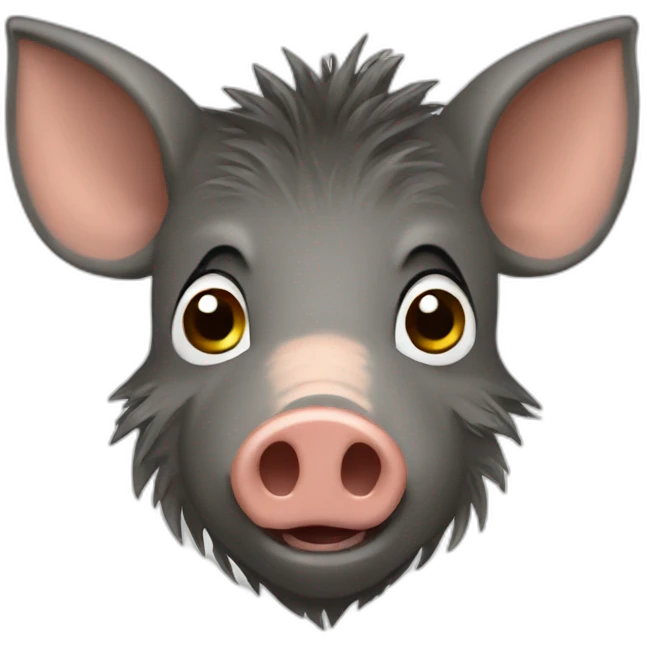 Young wild boar emoji
