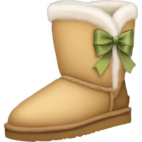 Uggs with bows emoji