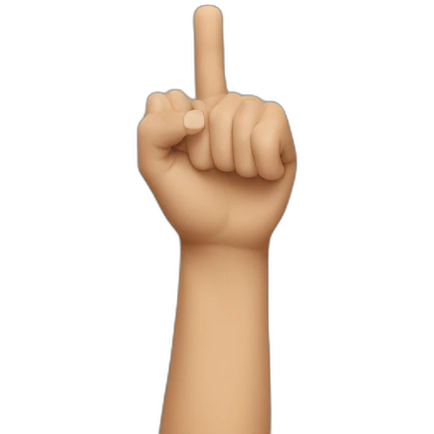 hand pointing up emoji