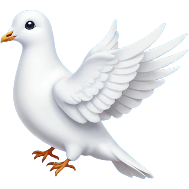 🕊🤍 emoji