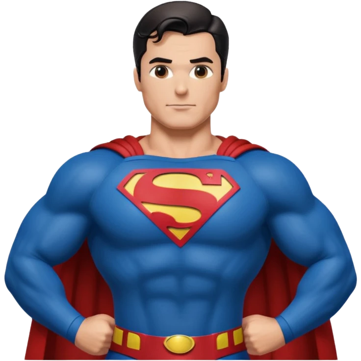 superman standing emoji