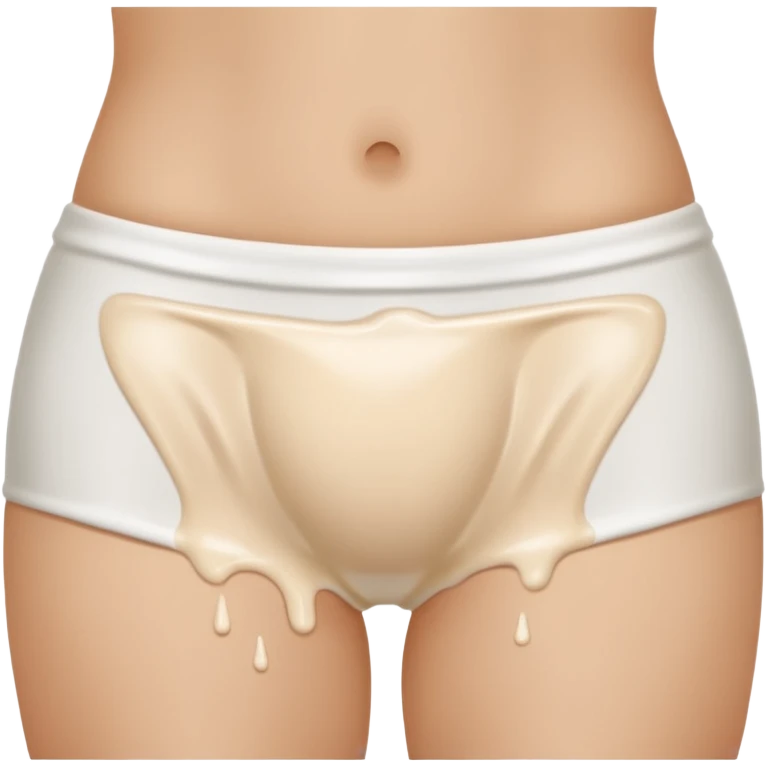 A lot of milk draining in butt emoji