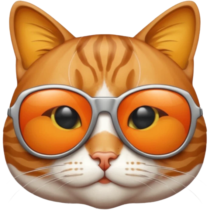 Cat wearing sunglasses emoji
