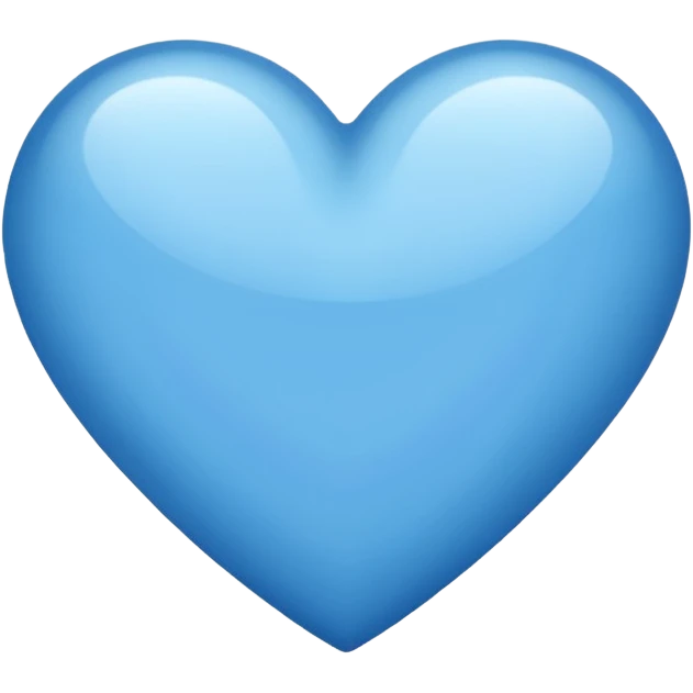 Shades of blue heart emoji