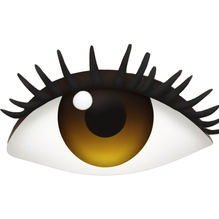 big eyelashes emoji