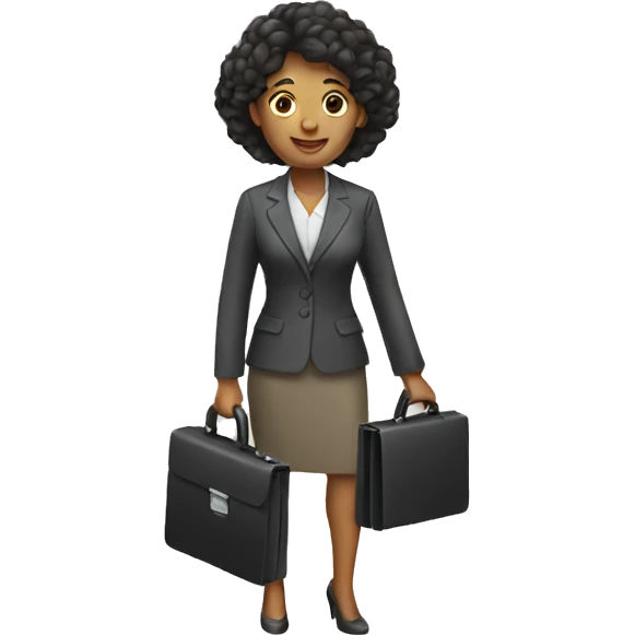 woman holding briefcase emoji