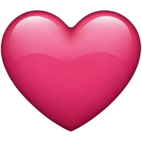 Dark red pink heart emoji