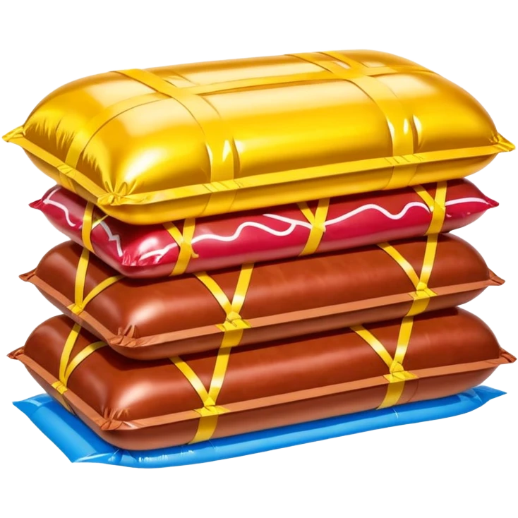  paris SPAM meat jeff koons style inflatable sculpture art painting  emoji
