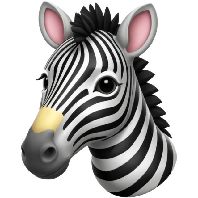 zebra wearing striped shirt emoji