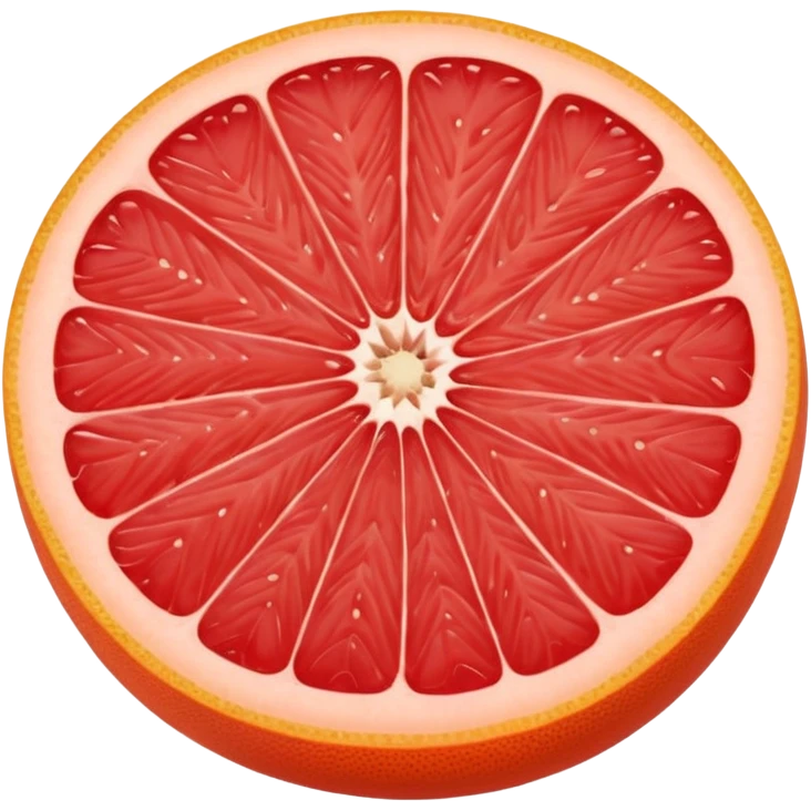 red grapefruit emoji
