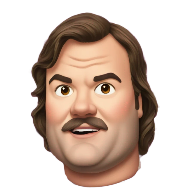 jack black t-shirt add lipstick marks on the t shirt emoji