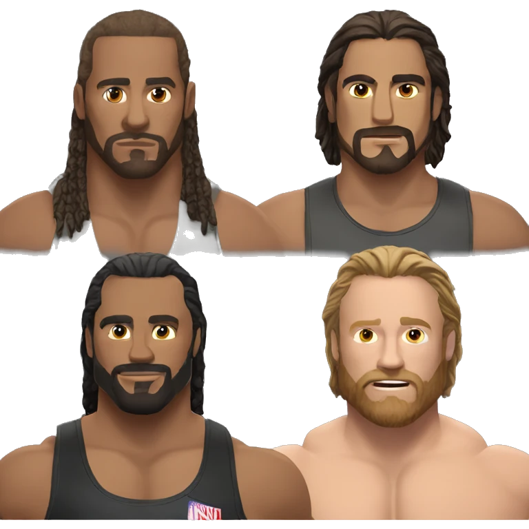 Réunion de The Shield wwe super réaliste emoji