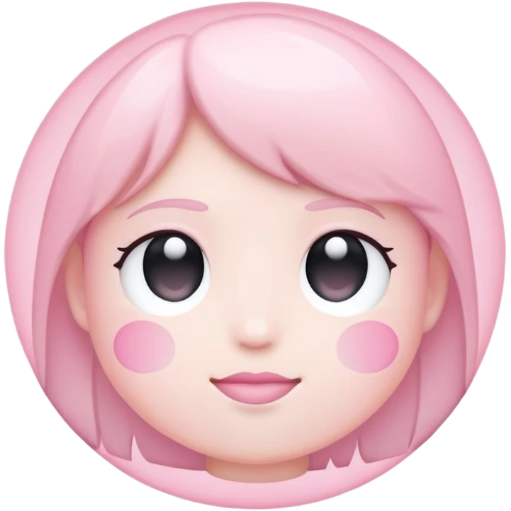 Pastel pink boquie emoji